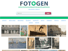 Tablet Screenshot of fotogen.cz